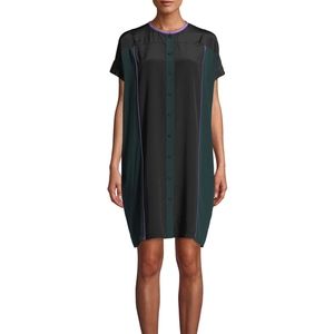 DIANE VON FURSTENBERG Colorblock Dress P/S, NWT